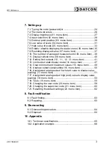 Preview for 3 page of Datcon DT1400 RL2 IA Operating Instructions Manual