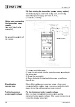 Preview for 16 page of Datcon DT1400 RL2 IA Operating Instructions Manual