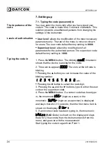 Preview for 24 page of Datcon DT1400 RL2 IA Operating Instructions Manual