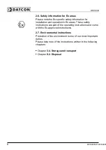 Preview for 6 page of Datcon DT9100 B Operating Instructions Manual