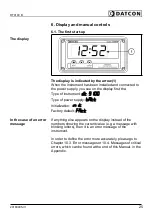 Preview for 25 page of Datcon DT9100 B Operating Instructions Manual