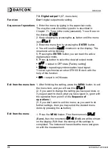 Preview for 38 page of Datcon DT9100 B Operating Instructions Manual