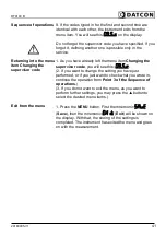 Preview for 41 page of Datcon DT9100 B Operating Instructions Manual