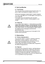 Preview for 44 page of Datcon DT9100 B Operating Instructions Manual