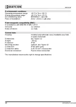 Preview for 46 page of Datcon DT9100 B Operating Instructions Manual