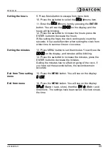 Preview for 55 page of Datcon DT9100 B Operating Instructions Manual