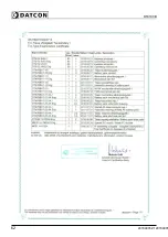 Preview for 62 page of Datcon DT9100 B Operating Instructions Manual