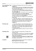 Preview for 21 page of Datcon DT9102 B Operating Instructions Manual