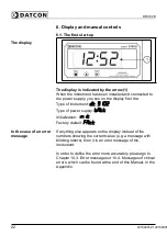 Preview for 22 page of Datcon DT9102 B Operating Instructions Manual