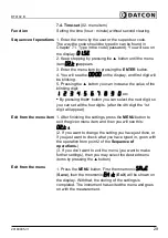 Preview for 29 page of Datcon DT9102 B Operating Instructions Manual