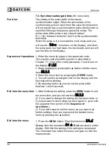 Preview for 34 page of Datcon DT9102 B Operating Instructions Manual