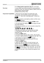 Preview for 37 page of Datcon DT9102 B Operating Instructions Manual