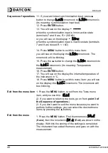 Preview for 40 page of Datcon DT9102 B Operating Instructions Manual