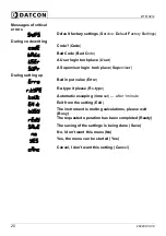 Preview for 20 page of Datcon DT9102 I4 Operating Instructions Manual