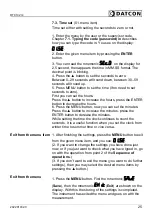 Preview for 25 page of Datcon DT9102 I4 Operating Instructions Manual