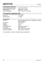 Preview for 40 page of Datcon DT9102 I4 Operating Instructions Manual