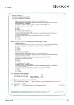 Preview for 53 page of Datcon DT9102 I4 Operating Instructions Manual