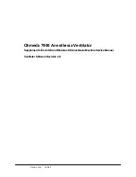 Preview for 3 page of Datex-Ohmeda Aestiva 7900 SmartVent Service Manual