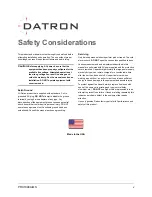 Preview for 7 page of Datron PRC1099A Technical Manual