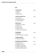 Preview for 2 page of DAV TECH DA 250 Installation And Maintenance Manual