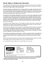 Preview for 16 page of Davey AS Series Installation And Operating Instructions Manual