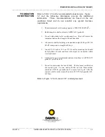 Preview for 28 page of Dawnco 8060 Series Installation And Operation Manual