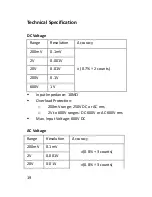 Preview for 20 page of Dawson Tools DDM190 User Manual