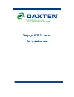 Daxten VOYAGER UTP EXTENDER Brochure preview