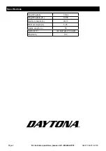 Preview for 4 page of Daytona 64241 Owner'S Manual & Safety Instructions