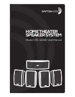 DaytonAudio HTS-1200B User Manual preview