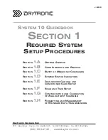 Preview for 121 page of DayTronic System 10 User Manual Book