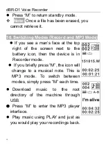 Preview for 11 page of dB9PRO dBR-D1 User Manual