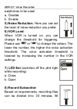 Preview for 14 page of dB9PRO dBR-D1 User Manual