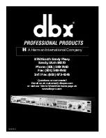 Preview for 35 page of dbx 386 User Manual