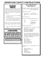 Preview for 3 page of dbx DriveRack 4800 User Manual