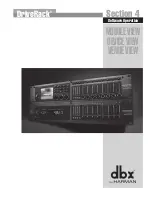 Preview for 29 page of dbx DriveRack 4800 User Manual