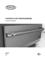 Preview for 17 page of DCS Professional Warming Drawer WDT-30 Installation Manual