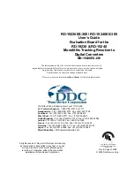 Preview for 1 page of DDC RD-19230EX-300 User Manual