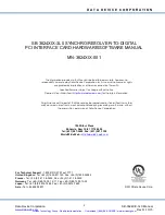 Preview for 4 page of DDC SB-3624XIX-3L0 Series Hardware Manual