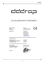 Preview for 21 page of DDDrop EVO TWIN Installation And User Manual