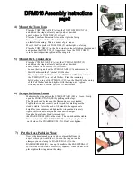 Preview for 2 page of De Rosa DRM316 Assembly Instructions