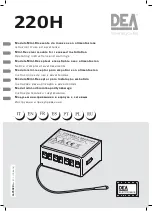 Preview for 1 page of Dea 220H Operating Instructions And Warnings