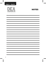 Preview for 10 page of Dea Digipro Operating Instructions And Warnings