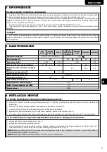 Preview for 53 page of Dea MAC STING Operating Instructions And Warnings