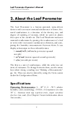 Preview for 8 page of Decagon Devices SC-1 Operator'S Manual