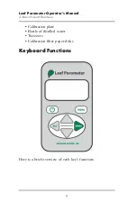 Preview for 10 page of Decagon Devices SC-1 Operator'S Manual