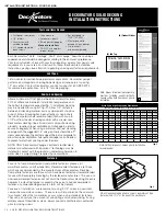 Preview for 12 page of DECKORATORS ALX CLASSIC Tech Manual