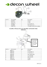 Preview for 4 page of Decon wheel Action 5 Assembly Instructions