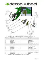 Preview for 2 page of Decon wheel BeRollka B2 MED3102 Assembly Instructions