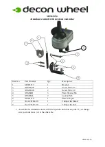 Preview for 3 page of Decon wheel BeRollka B2 MED3102 Assembly Instructions